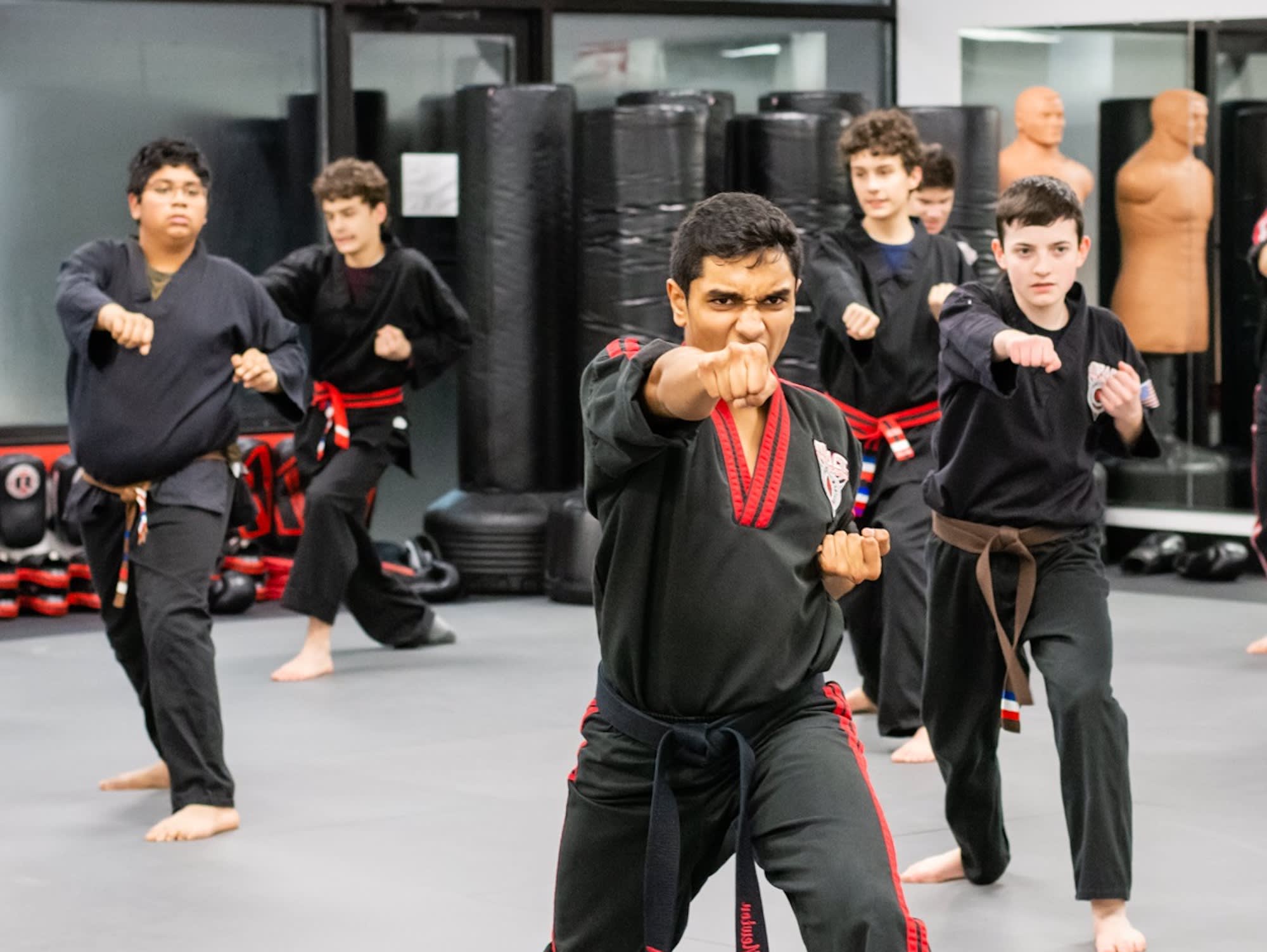 Impact Martial Arts training room in Manlius