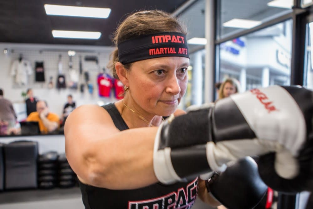 Kickboxing Fitness class in Manlius